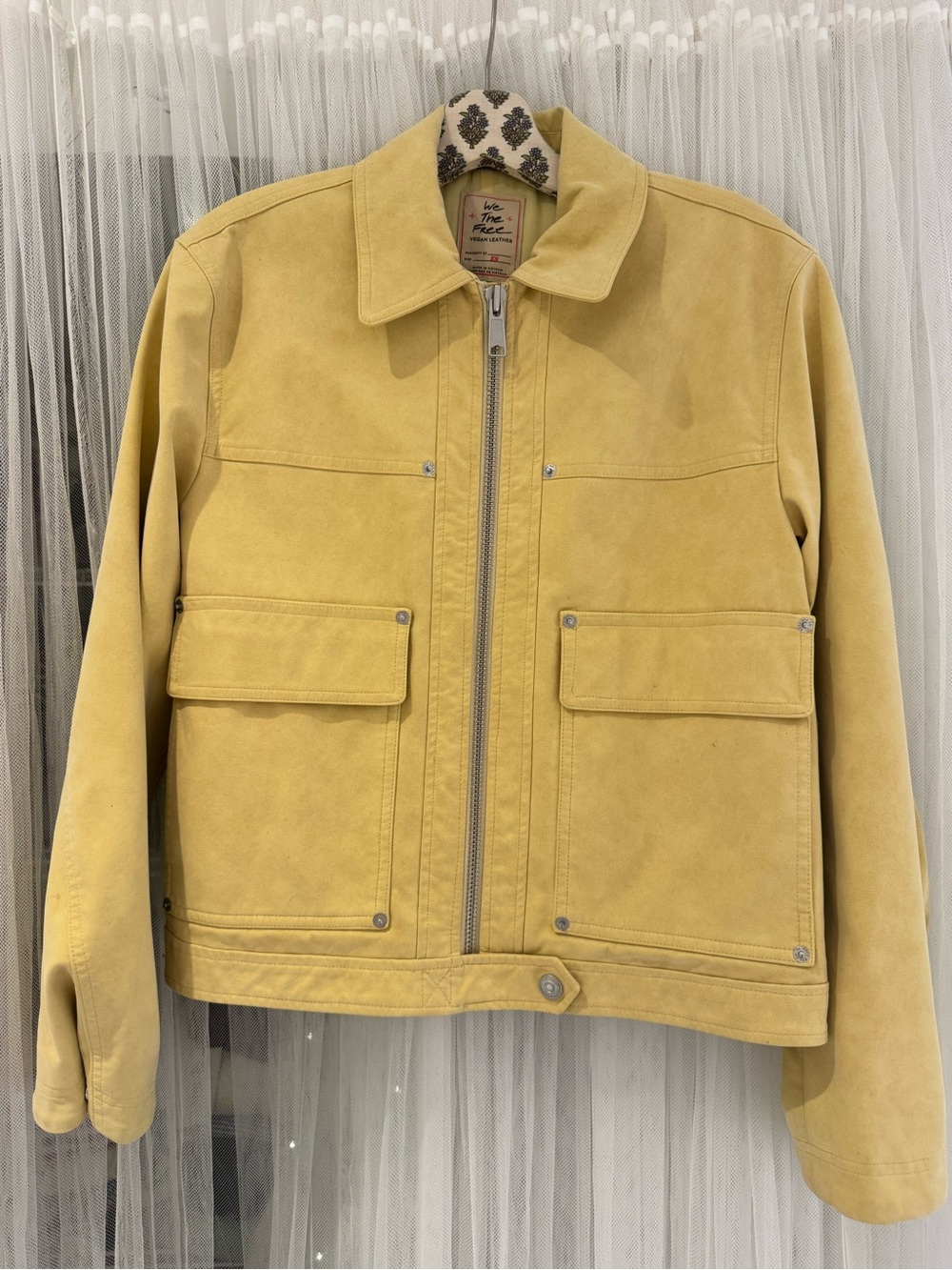 Free People Blair Vegan Suede Jacket